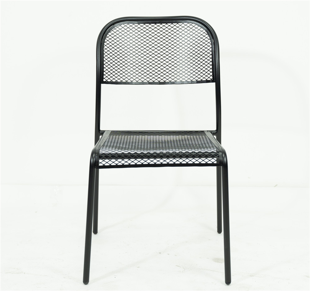 steel mesh dining chair