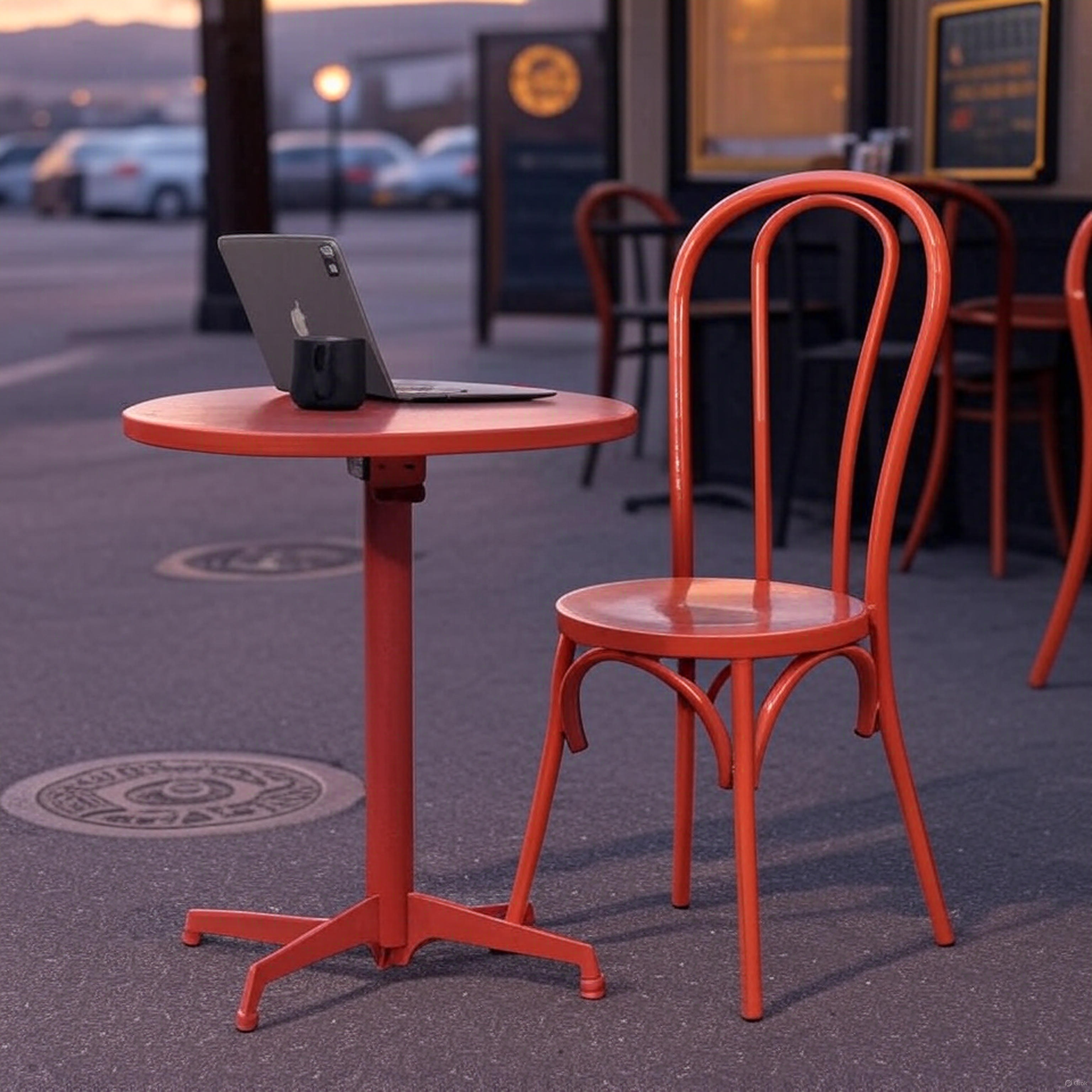 Cafe Table with Chair